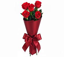 Букет 5 Красных роз Эдлесс Лав в Обухово