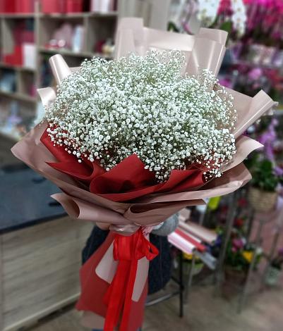 Букет цветов из: Гипсофила в Обухово