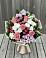 Букет цветов из: Альстромерии, Гвоздики, Розы и Хризантемы в Обухово