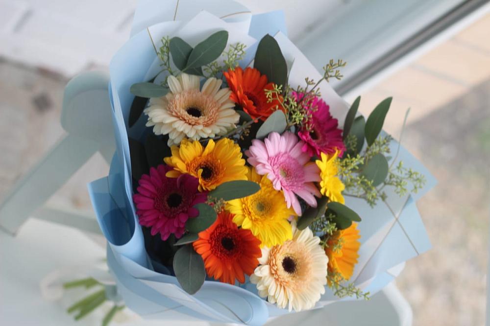 Букет цветов из: Герберы в Обухово