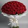 Букет 101 Красная роза Блэк Мэджик в Обухово
