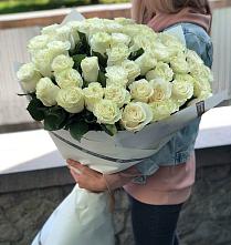 Букет 35 Белых роз #REPLACE_PRED# Обухово
