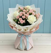 Букет цветов из:  Розы в Обухово