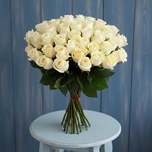 Букет 51 Белая роза Эдлесс Лав #REPLACE_PRED# Обухово
