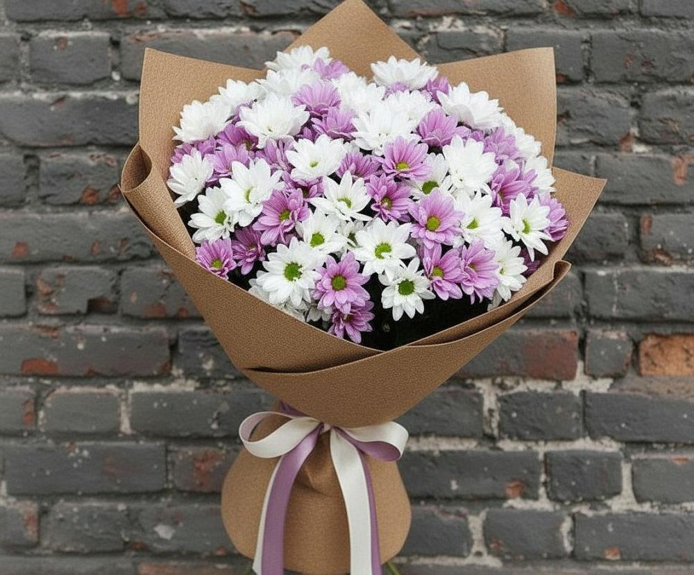 Букет цветов из: Хризантемы в Обухово