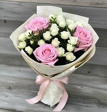 Букет цветов из:  Розы в Обухово