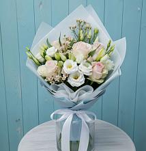 Букет цветов из:  Розы и Лизиантусы #REPLACE_PRED# Обухово