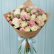 Букет цветов из:  Розы в Обухово